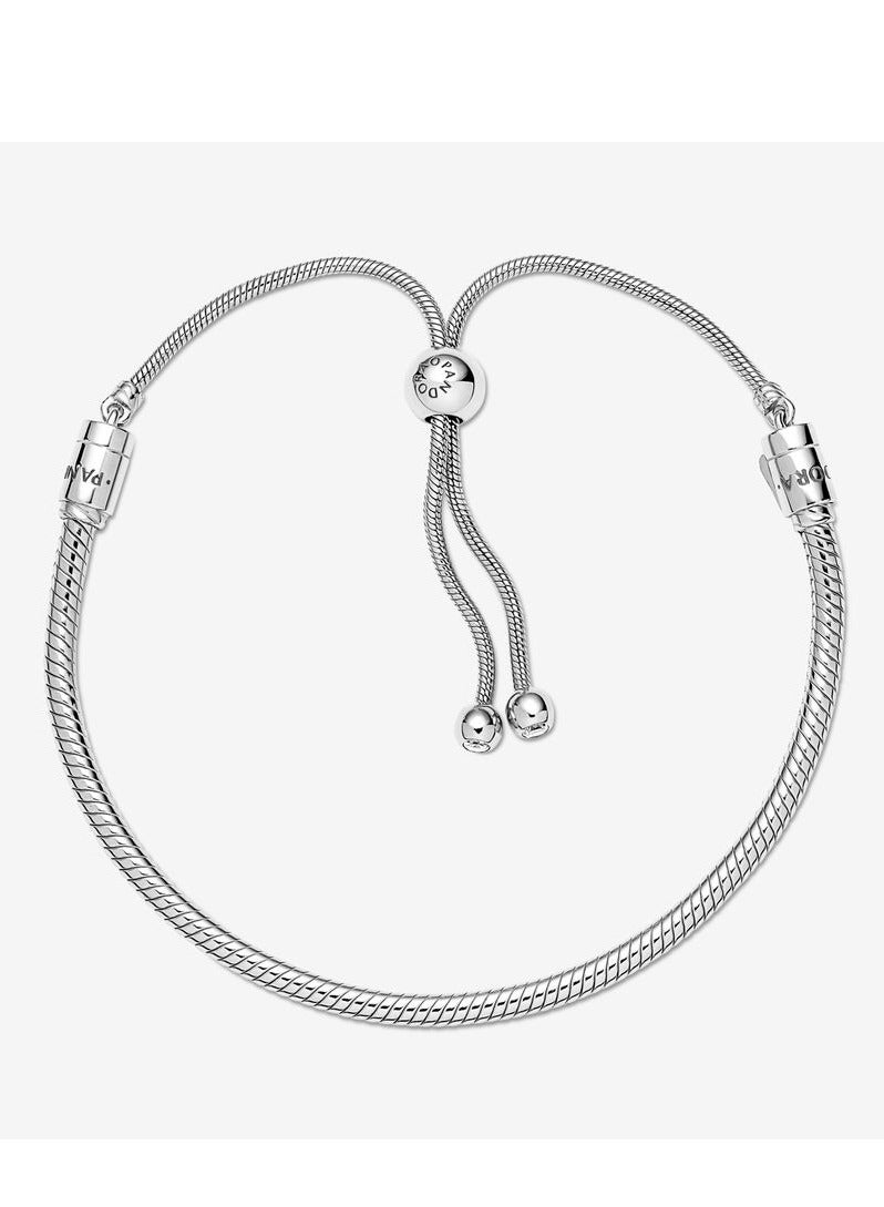 Chomel Snake Chain Slider Bracelet for Women - Image 2