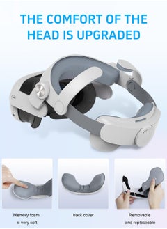 LEOKOR Head Strap for Meta Quest 3,Comfort Vr Accessories with Adjustable Elite Headstrap Design for Meta/Oculus Quest 3 Support Face Protective Pad Cover Replacement Headset Accessory  - Image 4