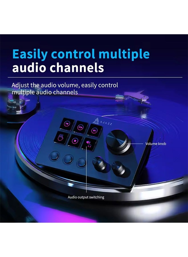 AJAZZ AKP03E Programmable Macro Keyboard Multifunctional Console Panel Assistente Custom Button Mini Keyboard For PC Laptop