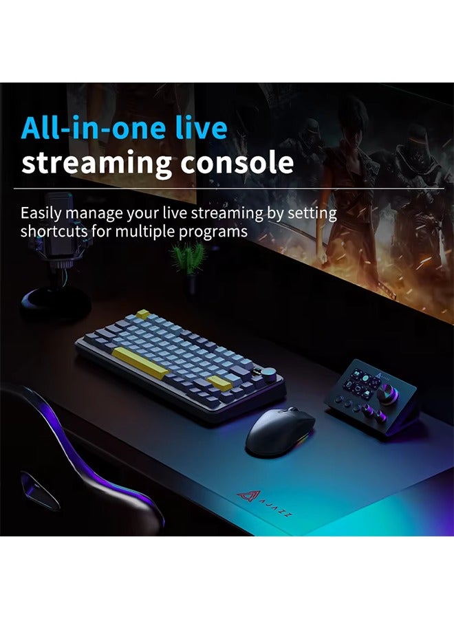 AJAZZ AKP03E Programmable Macro Keyboard Multifunctional Console Panel Assistente Custom Button Mini Keyboard For PC Laptop