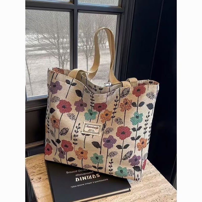 Canvas Tote Bag for Women with Large Capacity - Image 2