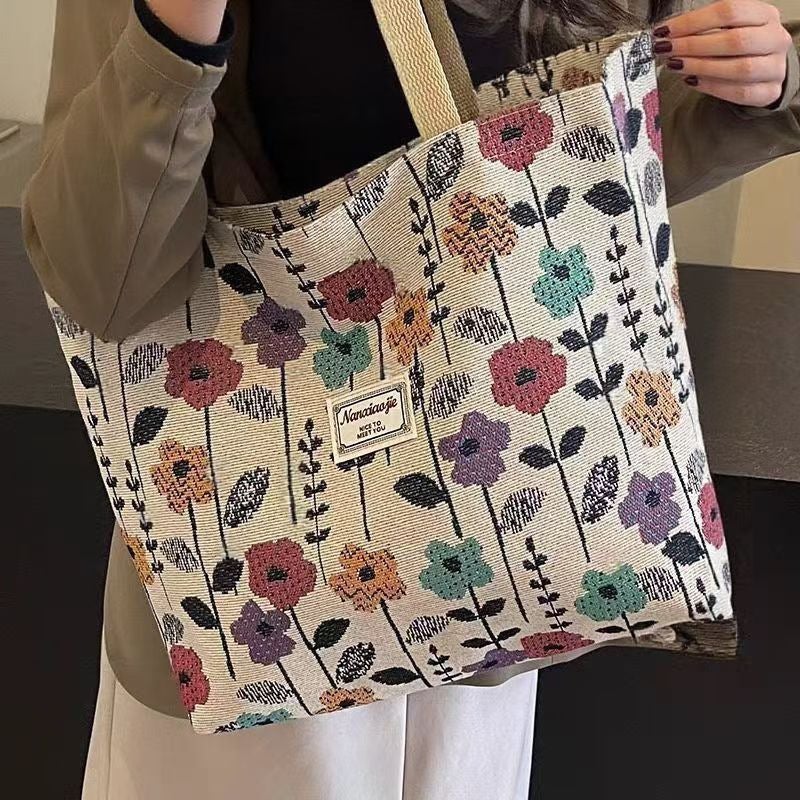 Canvas Tote Bag for Women with Large Capacity - Image 3