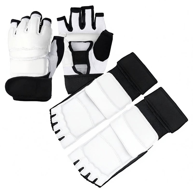 Taekwondo Sparring Gear Foot Protector Karate Boxing Sparring Foot Guard, Martial Arts Protective Foot Gear for Kung Fu Punch Bag Kickboxing MMA Training - Image 1