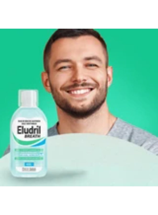 Eludril Breath Daily Mouthwash for Bad Breath 500ml - Image 3
