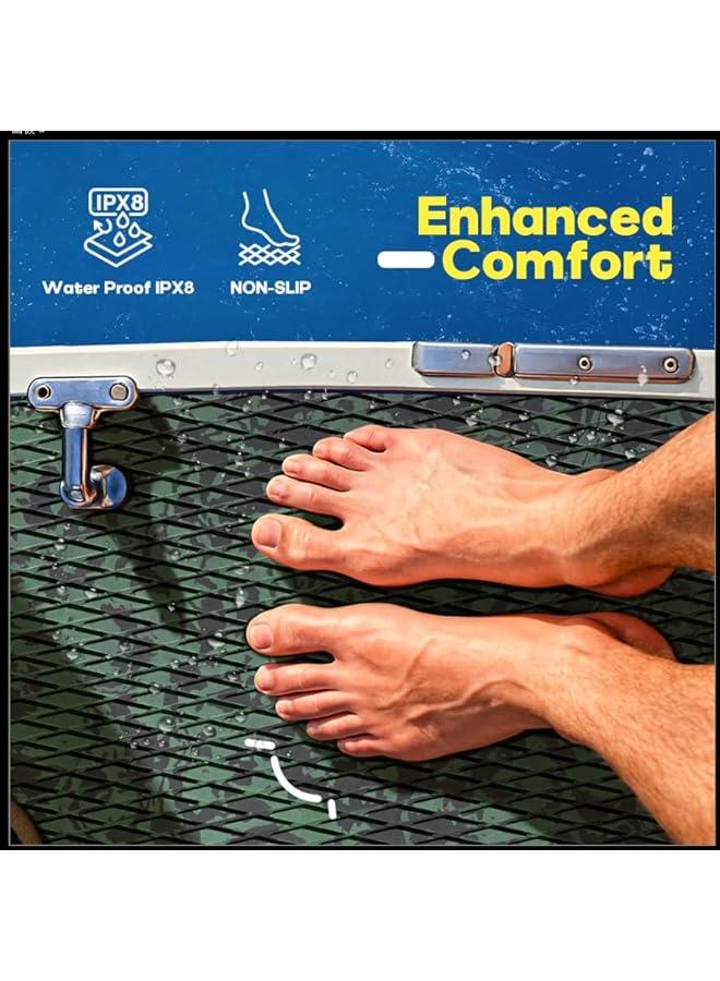 Arabest Boat Flooring EVA Foam Decking Sheet, Camo Marine Flooring with Self-Adhesive Backing Marine Carpet for Boats Yacht Kayak RV Floor 94 x 47/24/16 - Image 2