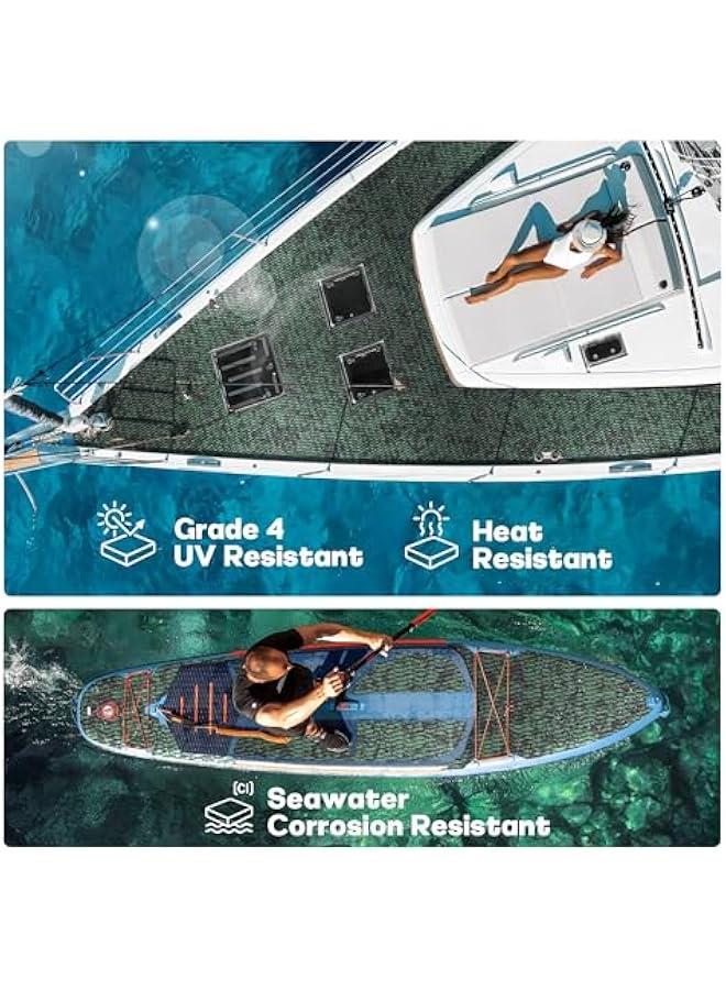 Arabest Boat Flooring EVA Foam Decking Sheet, Camo Marine Flooring with Self-Adhesive Backing Marine Carpet for Boats Yacht Kayak RV Floor 94 x 47/24/16 - Image 3