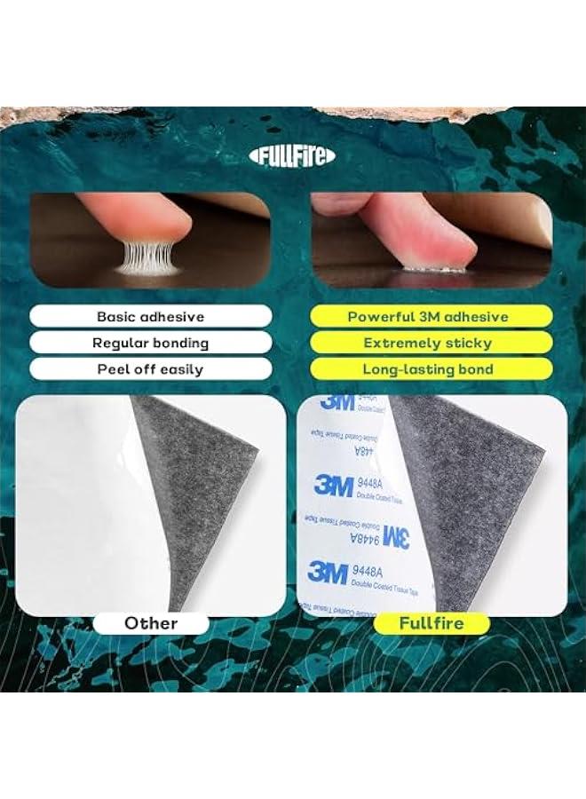 Arabest Boat Flooring EVA Foam Decking Sheet, Camo Marine Flooring with Self-Adhesive Backing Marine Carpet for Boats Yacht Kayak RV Floor 94 x 47/24/16 - Image 5