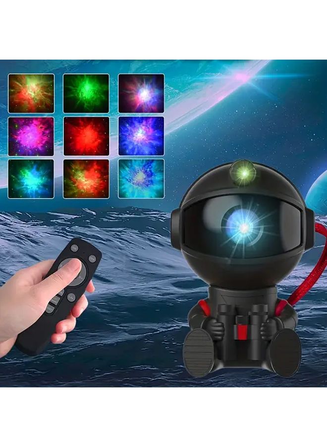 المنارة الليزرية الذكية متعددة الألوان (RGB) - مصباح عرض مجرة النجوم القابل للتعتيم باللون الأسود - Image 1