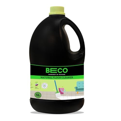 Beco Natural Disinfectant Surface & Floor Cleaning Liquid | 5 Litre | Non Toxic Germ Kill Formula | Lemongrass & Basil Freshness | Safer than Phenyl | Kids Safe & Pet Friendly Floor Cleaner Liquid - Image 1