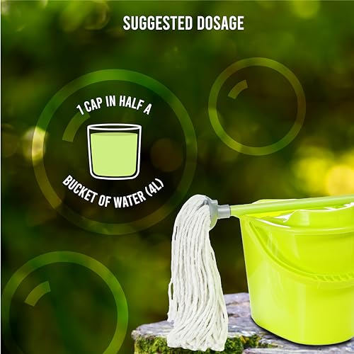 Beco Natural Disinfectant Surface & Floor Cleaning Liquid | 5 Litre | Non Toxic Germ Kill Formula | Lemongrass & Basil Freshness | Safer than Phenyl | Kids Safe & Pet Friendly Floor Cleaner Liquid - Image 5