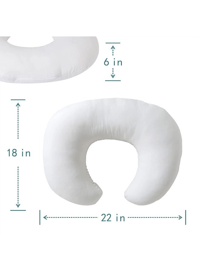 DONOMILO Nursing Pillow and Positioner, U Shape Nursing and Infant Support Pillow Head Positioner, Breastfeeding, Bottle Feeding, Baby Awake-Time Support - Image 4
