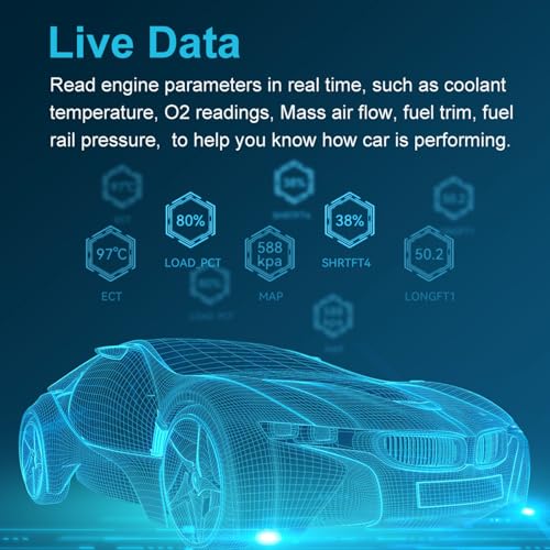Veepeak OBD2 Scanner Diagnostic Tool, Auto Check Engine Light Code Reader with Reset OBDII Scan Tool for Cars and Light Trucks Model Year Since 1996, Carrying Case Included - Image 4