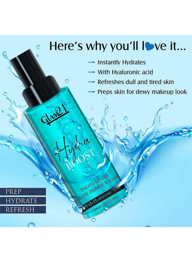 Glam 21 Glam21 Hydra Boost Photo Finish Glow Primer Water Oil Control | Lightweight Texture | Oil Control |With Hyaluronic Acid | 100Ml - Image 3