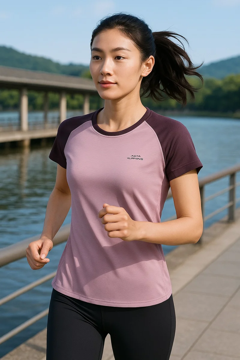 ANTA Women’s RunLite Tee – Quick-Dry Breathable Running T-Shirt