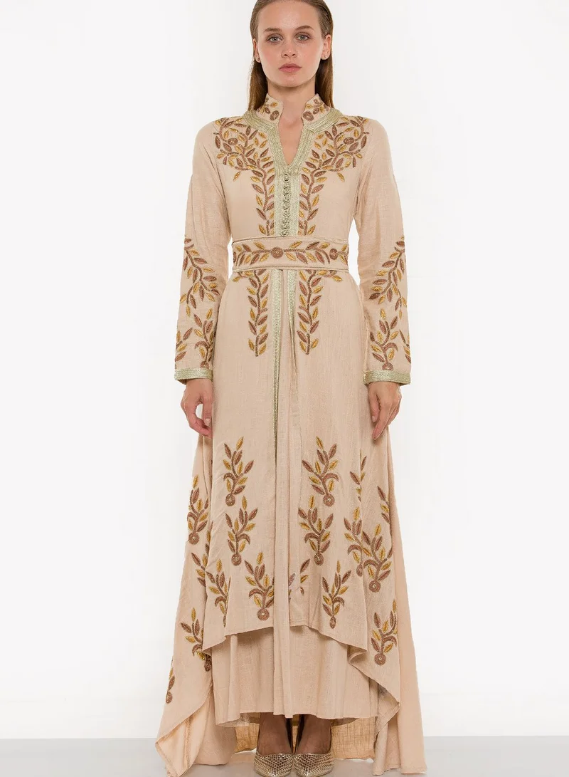 Amri Layered Jacquard Dress