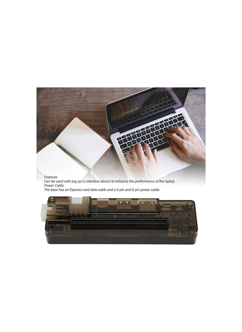 External Graphics Card Dock, Laptop External PCI E GPU Adapter, Independent Video Card Dock, 6 Pin, M.2 A E Key Data Cable, Laptop Docking Station for EXP GDC (M.2 A/E Key)