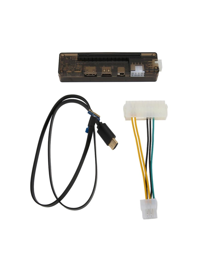 External Graphics Card Dock, Laptop External PCI E GPU Adapter, Independent Video Card Dock, 6 Pin, M.2 A E Key Data Cable, Laptop Docking Station for EXP GDC (M.2 A/E Key)
