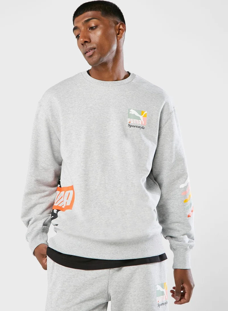 PUMA Classics Brand Love Sweatshirt