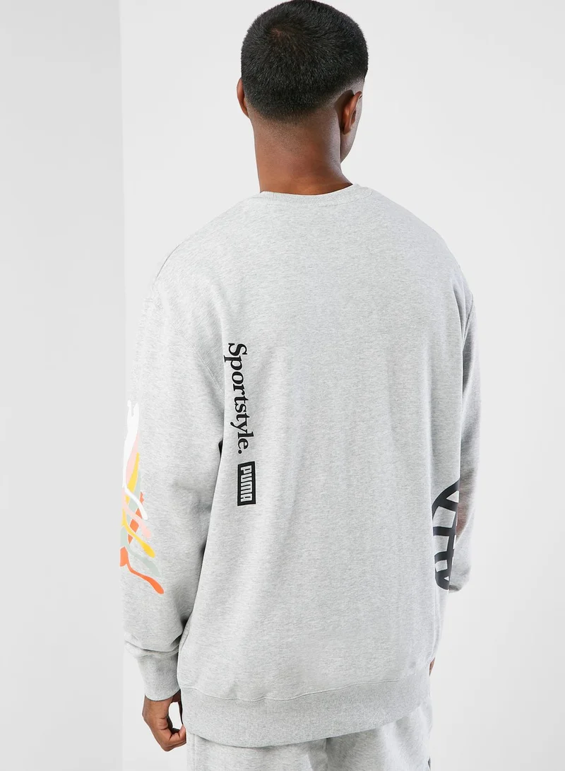 PUMA Classics Brand Love Sweatshirt