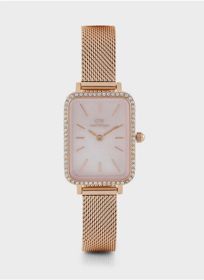 دانيال ولينغتون Quadro Mesh Strap Analog Watch