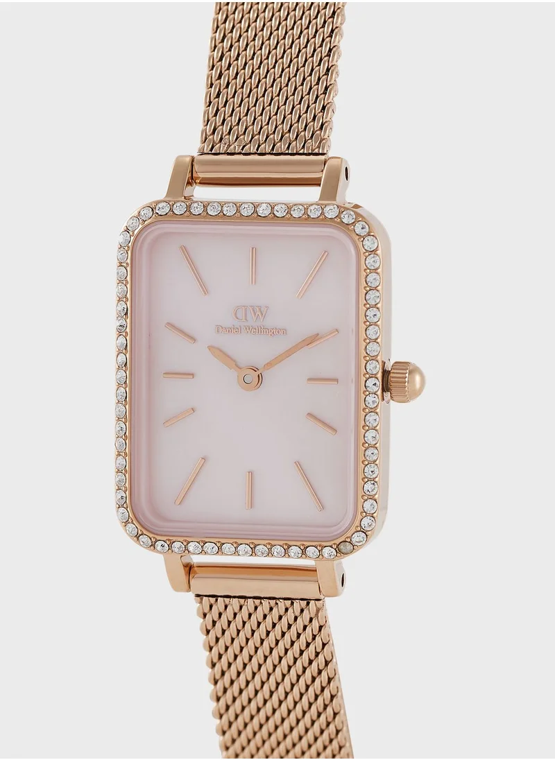 دانيال ولينغتون Quadro Mesh Strap Analog Watch