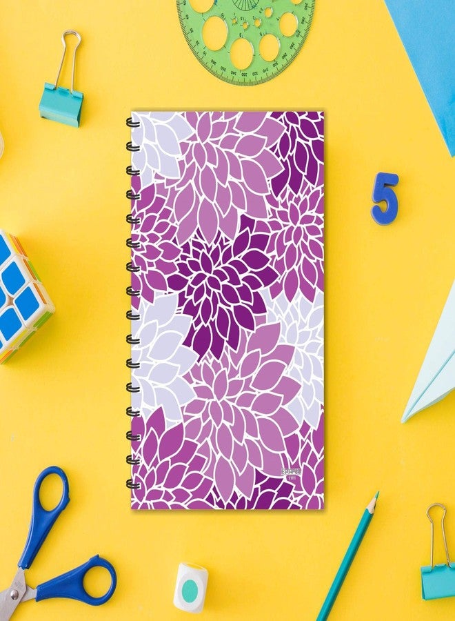 ESCAPER Pink Flowers Art Diary, Ruled - A5 Size - 8.5 x 5.5 inches Designer Diary, Diary Notepad, Diary for Office, Diary for Gift, Diary for men, Diary for Women - Image 4