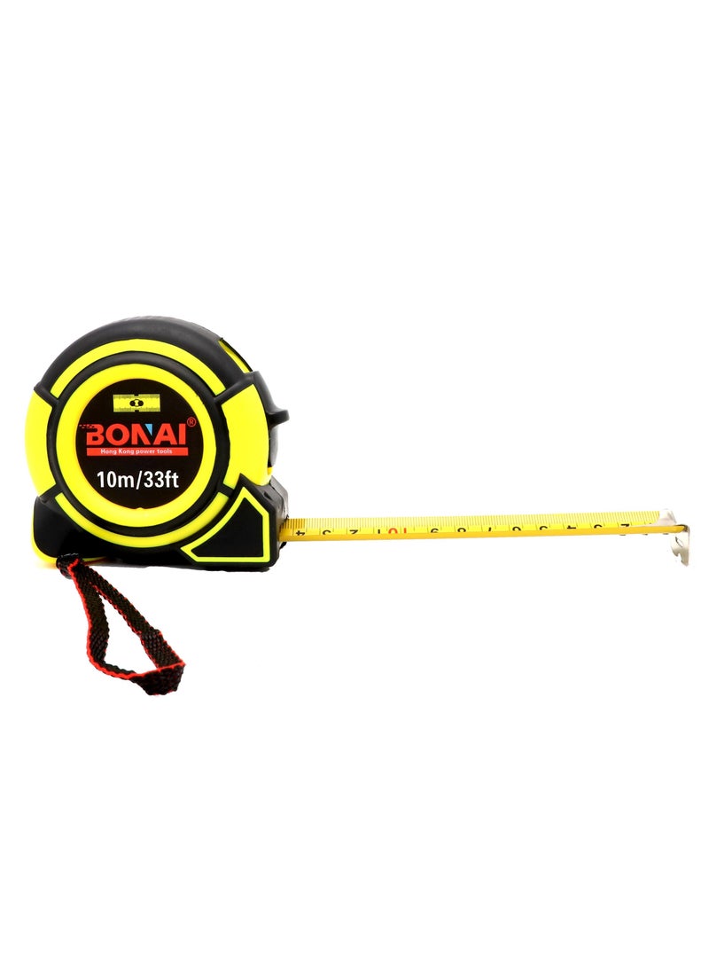 BONAI BONAI 10m 33ft Inch Tape Measure Professional Grade Precision for Every Project Durable Measuring Tool for Construction, Carpentry, and DIY Crafts For home and office use  - Image 2