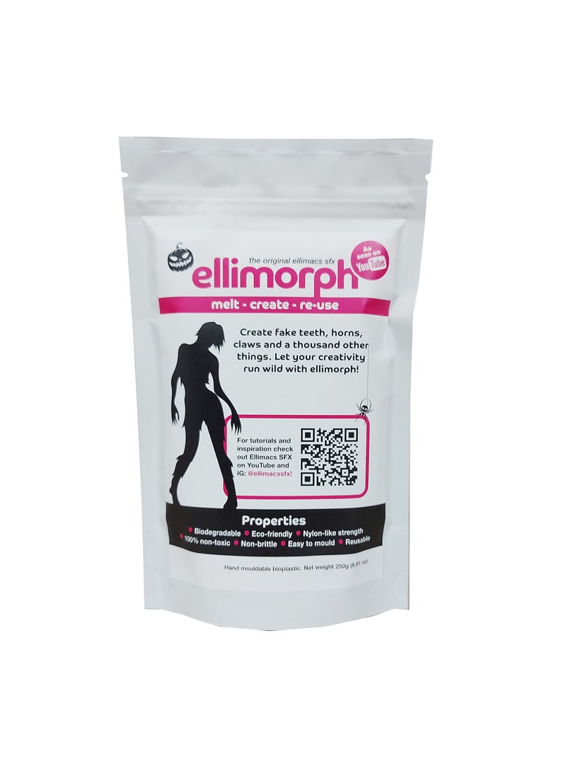 Ellimorph Ellimorph 88oz White Hand moldable bioplastic pellets The Original Ellimacs SFX 