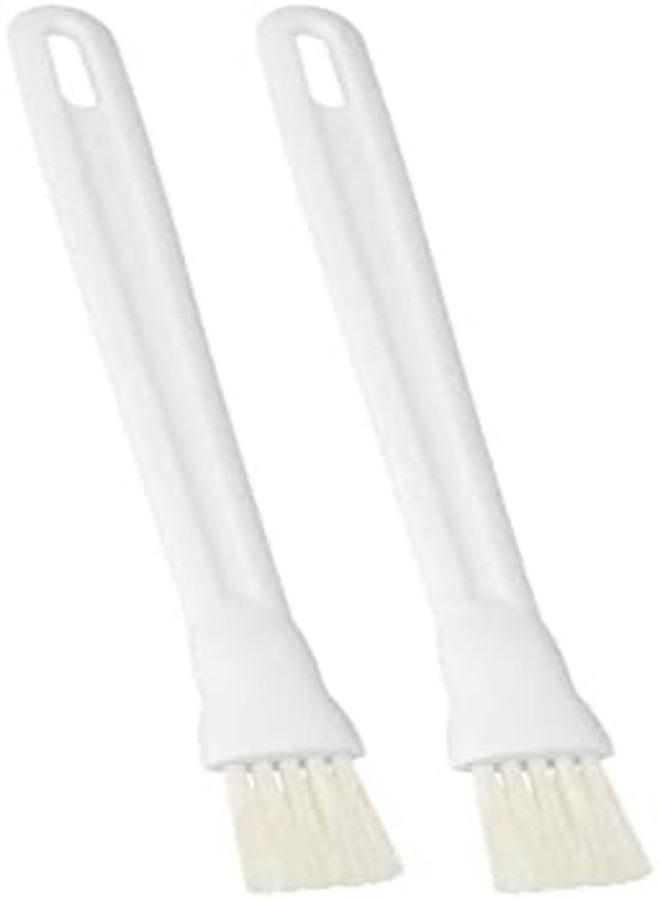 AKDC Metaltex Pastry Brush With Plastic Handle, White, 2-Piece 1.1 X 6.8 28 Cm 252308 - Image 1