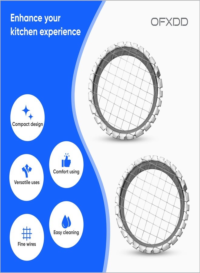 OFXDD Stainless Steel Egg & Vegetable Chopper - Wire Grid/Slicer for Hard Boiled Eggs, Carrots & Potatoes - Manual Chopper - Image 5