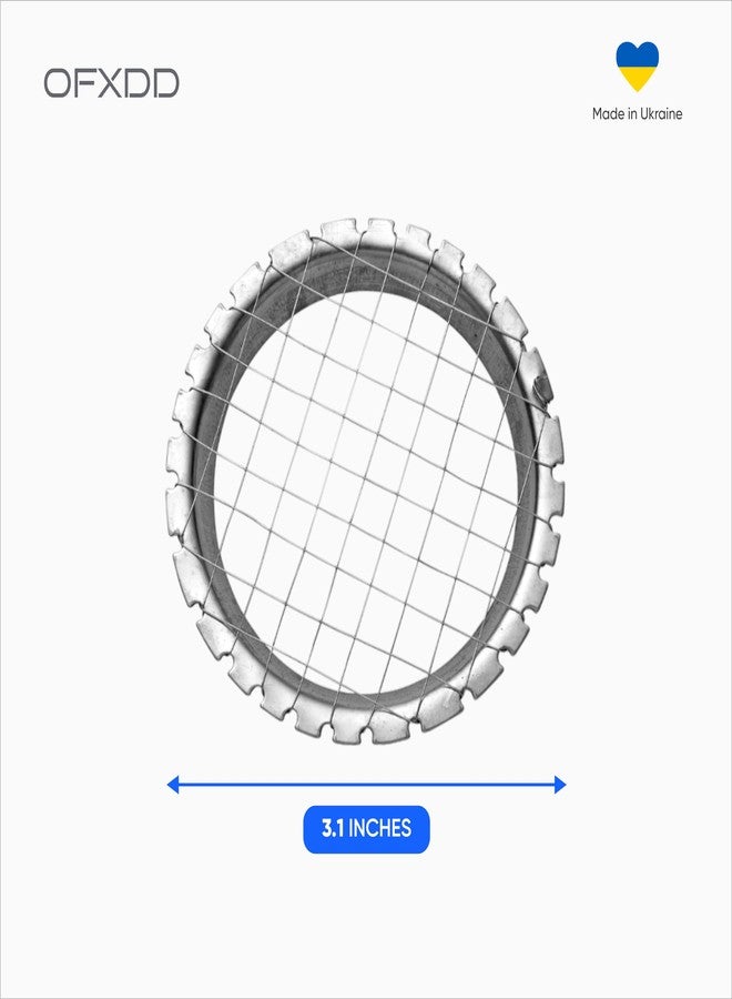 OFXDD Stainless Steel Egg & Vegetable Chopper - Wire Grid/Slicer for Hard Boiled Eggs, Carrots & Potatoes - Manual Chopper - Image 3