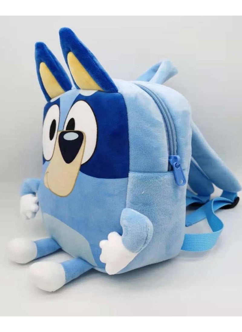 Bluey Bingo Plush Backpack Anime Figures Muffin Dog Toddler Cartoon Bag Kindergarten Schoolbag Plushies Velvet Fabric Kids Gifts