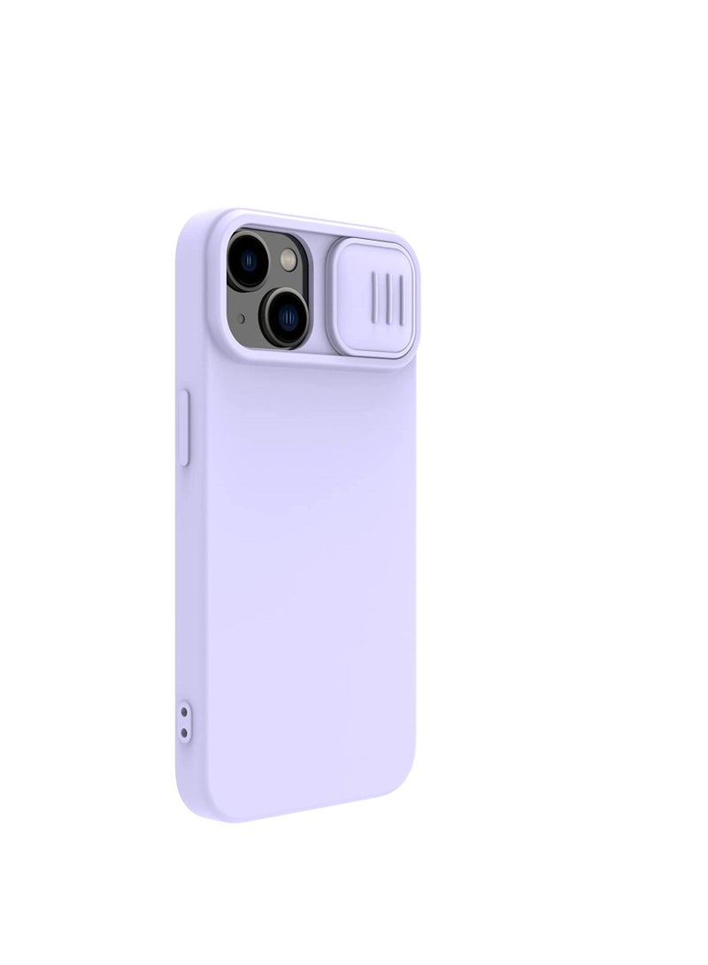 Nillkin CamShield Silky Magnetic Silicone Case For iphone 14 - Purple  - Image 4