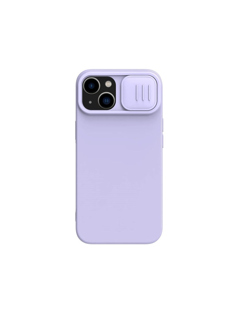 Nillkin CamShield Silky Magnetic Silicone Case For iphone 14 - Purple  - Image 1
