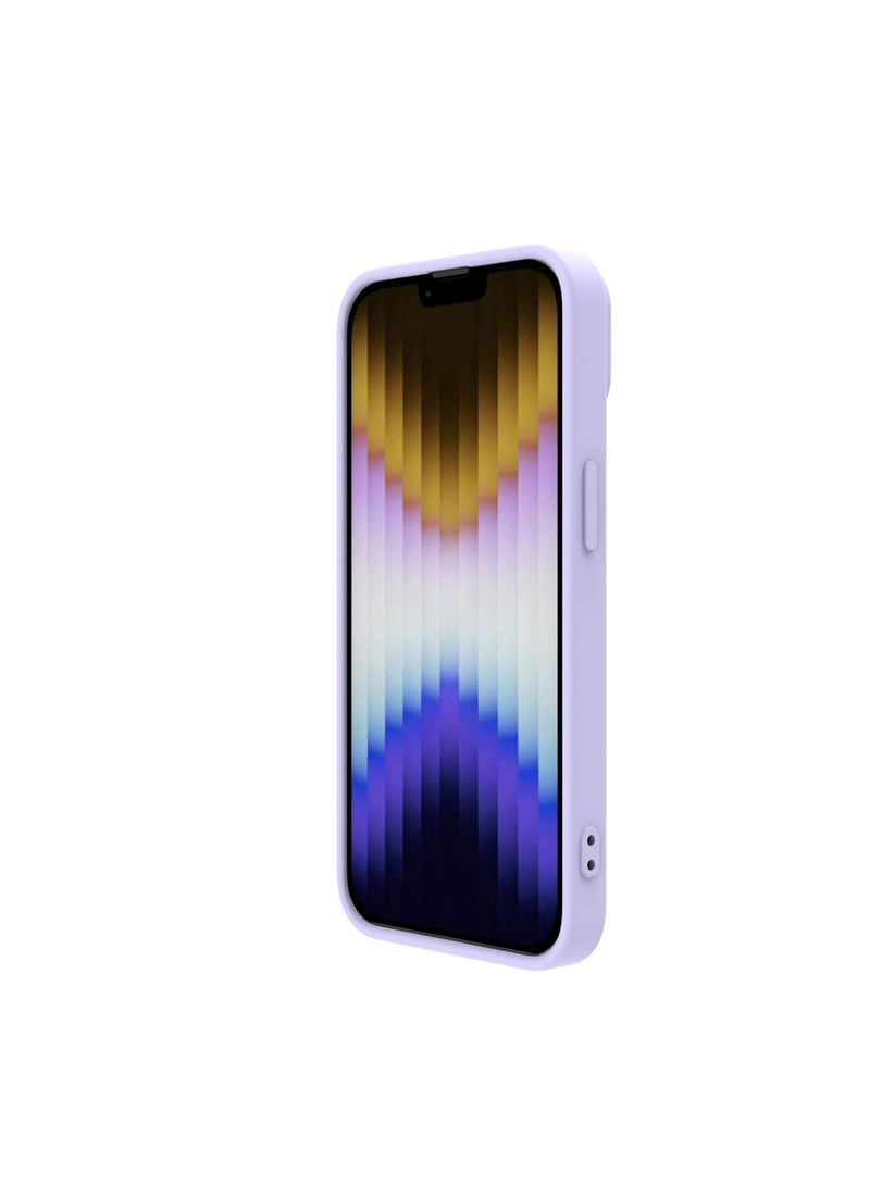 Nillkin CamShield Silky Magnetic Silicone Case For iphone 14 - Purple  - Image 3