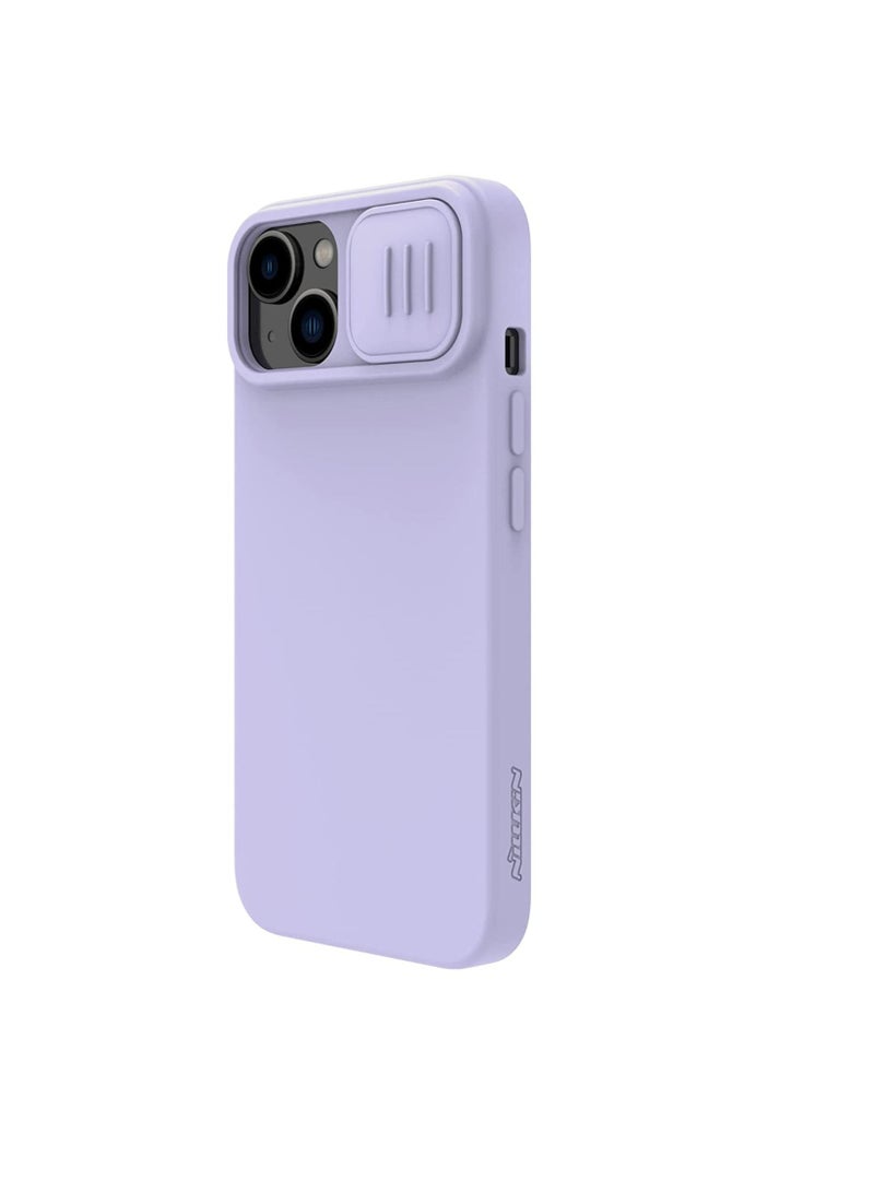 Nillkin CamShield Silky Magnetic Silicone Case For iphone 14 - Purple  - Image 2