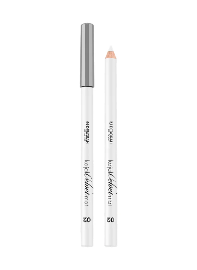 DEBORAH MILANO Velvet Mat Eye Pencil 02 - White