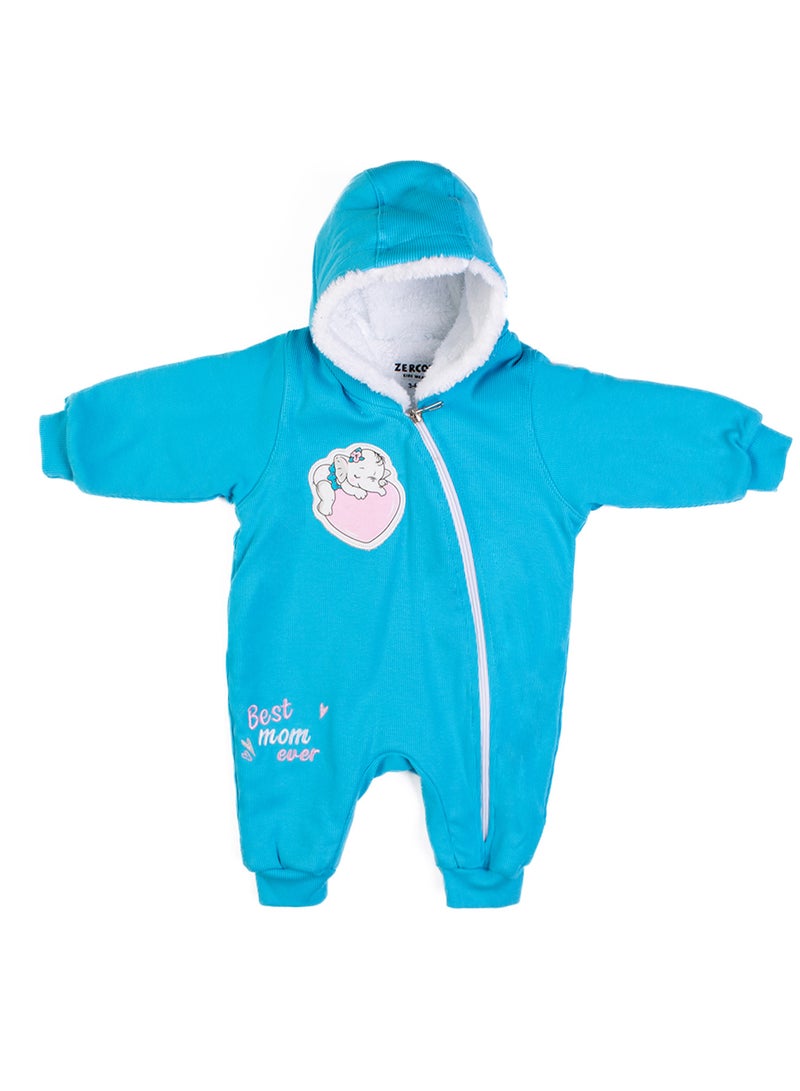 Zercon Winter jumpsuit for Newborn Babies - 1206 - Image 1