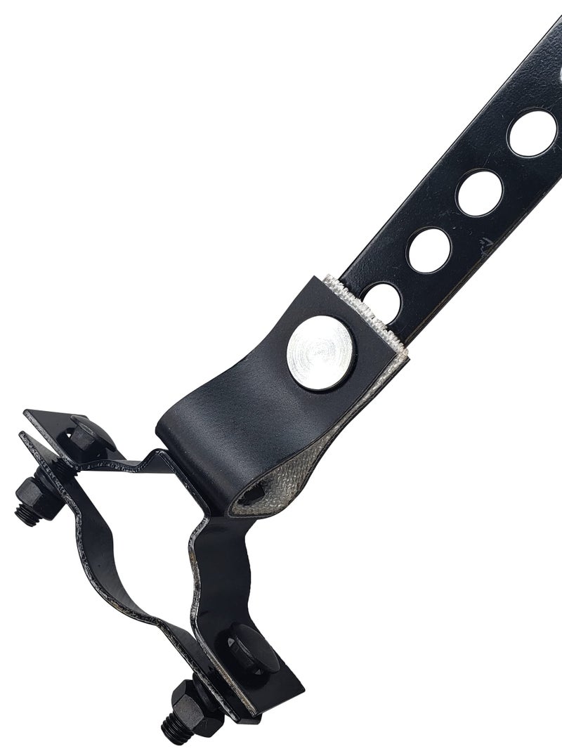 JQuad RV Generator Muffler Hanger Tail Pipe Exhaust Bracket - Compatible with Onan Cummins (Black) - Image 3