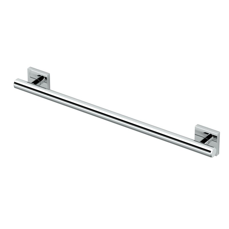 Gatco 942 Elevate 18 L Grab Bar ChromeADA Compliant Stainless Steel Safety Grab Bar for Bathroom
