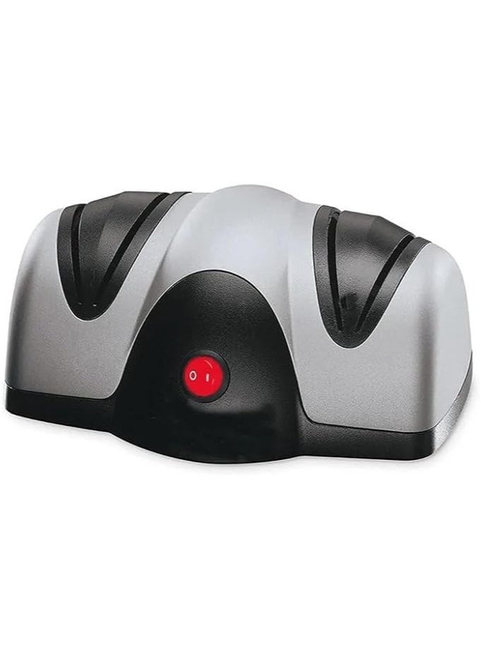 جاجيك 2-Stage Professional Electric Knife Sharpener for Kitchen – Universal Blade Sharpener with Coarse & Fine Grinding Slots, Anti-Slip Base, Compact Design, Fast & Safe Sharpening for Stainless Steel, Serrated & Chef Knives  - Image 4
