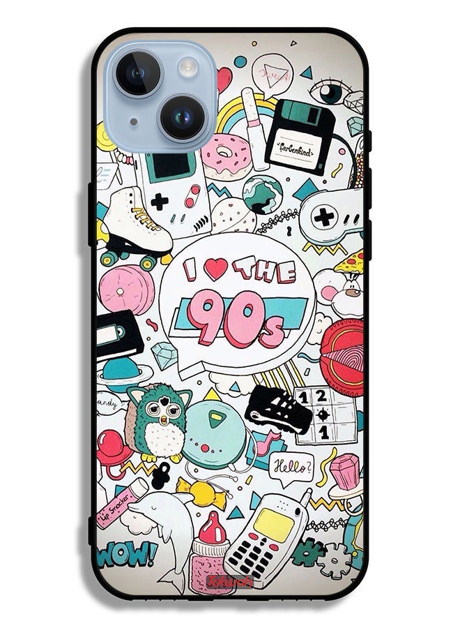 Tolwak Apple iPhone 14 Plus Protective Case I Love The 90s - Image 2