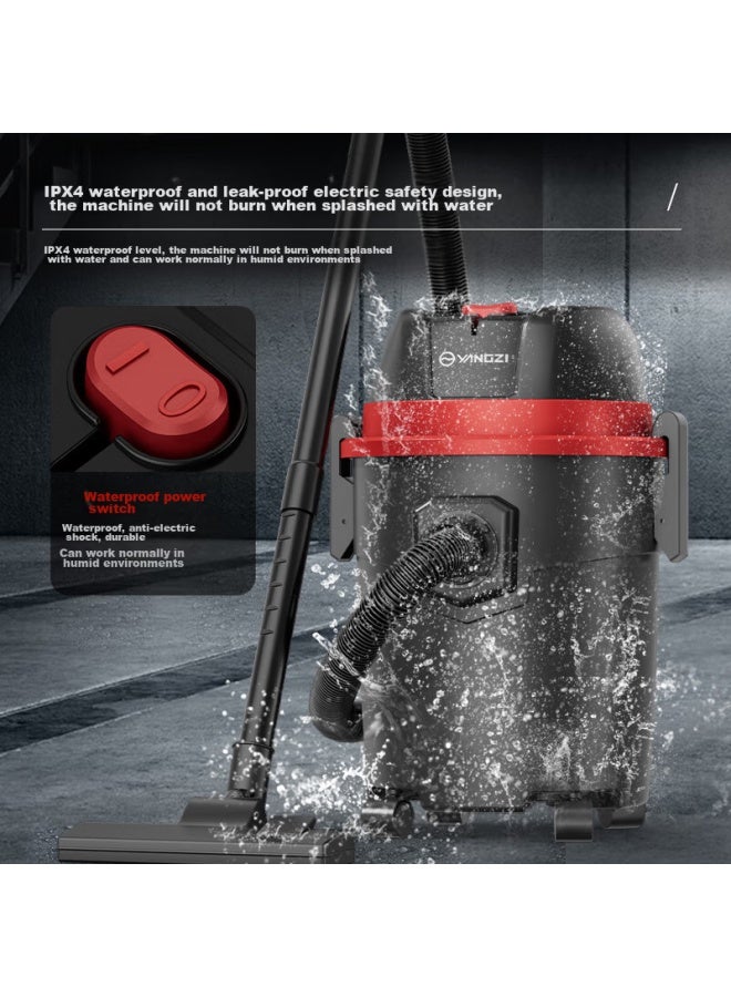 Yangzi Car Vacuum Cleaner, High Suction Power For Home And Industrial Use, Powerful For Renovation And Tile Grouting, Commercial-grade For Cars, Hotels, And Carpets, Barrel-type Strong Dust Removal Machine - Image 3