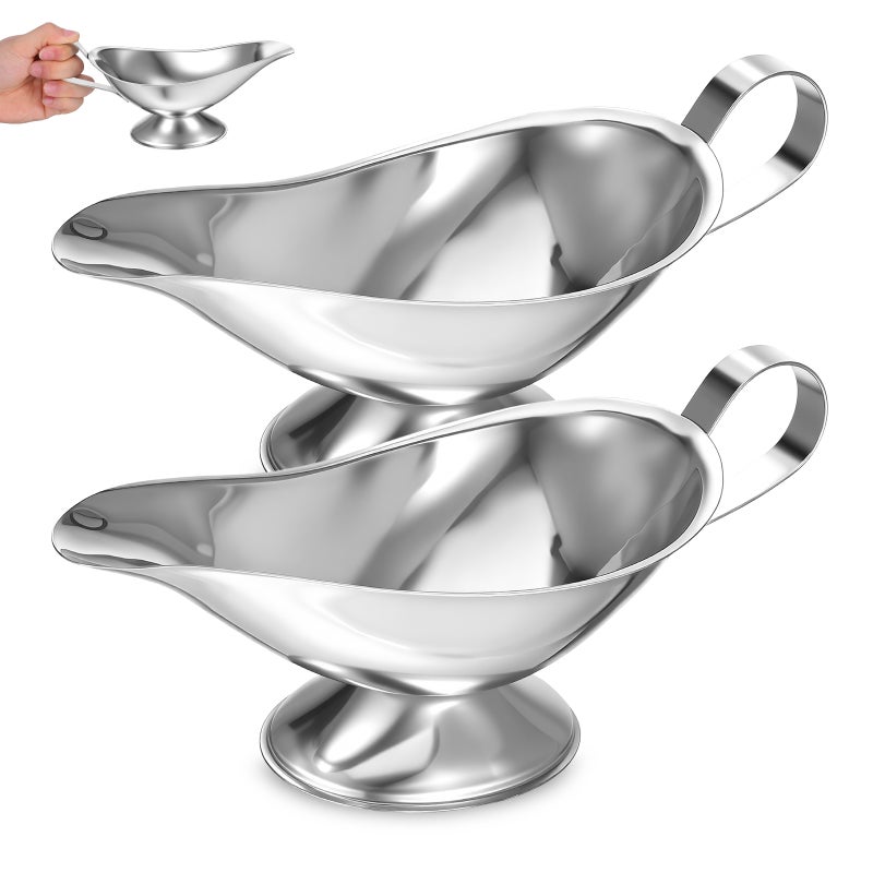 4 Pcs Gravy Bowls Gravy Boat Gravy Jug Gravy Separator Jug Metal Gravy Bowl With Spout Kitchen Supplies - Image 1