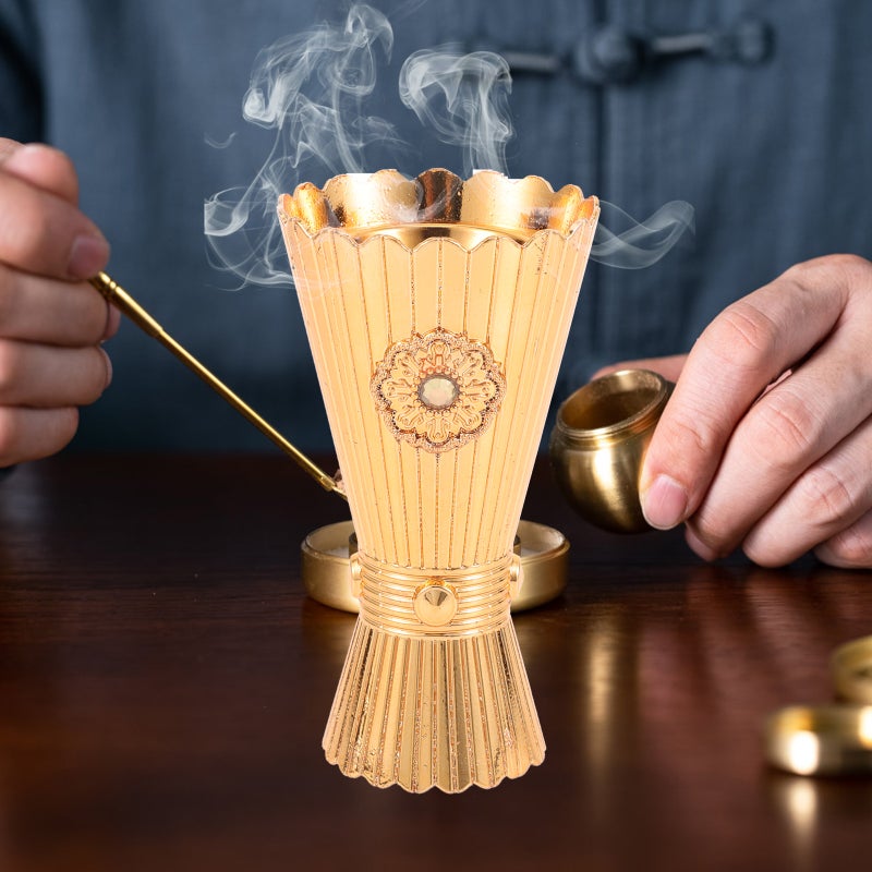 Burner Retro Censer Incense Burner Holder Holiday Vintage Decoration - Image 3