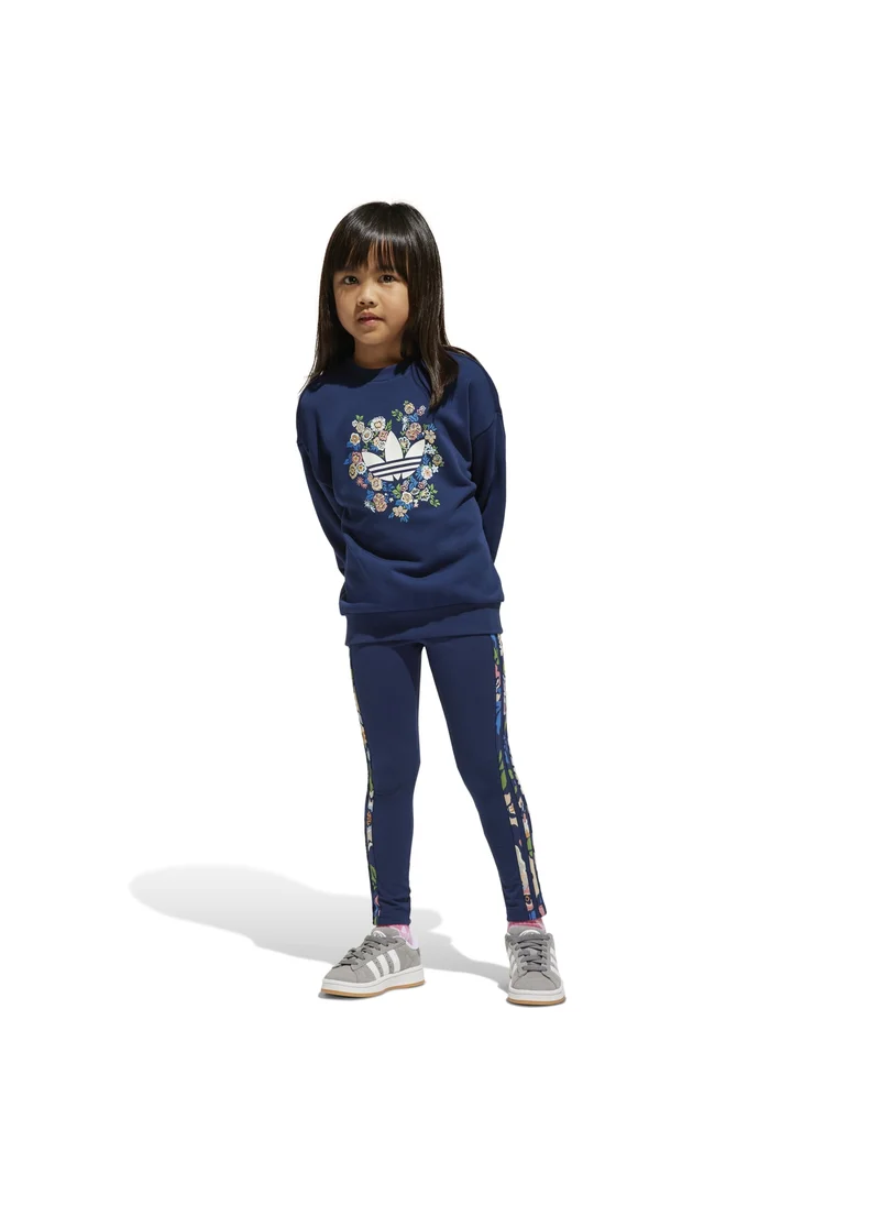 اديداس adidas CREW LEG SET Blue Originals Kids SUITS