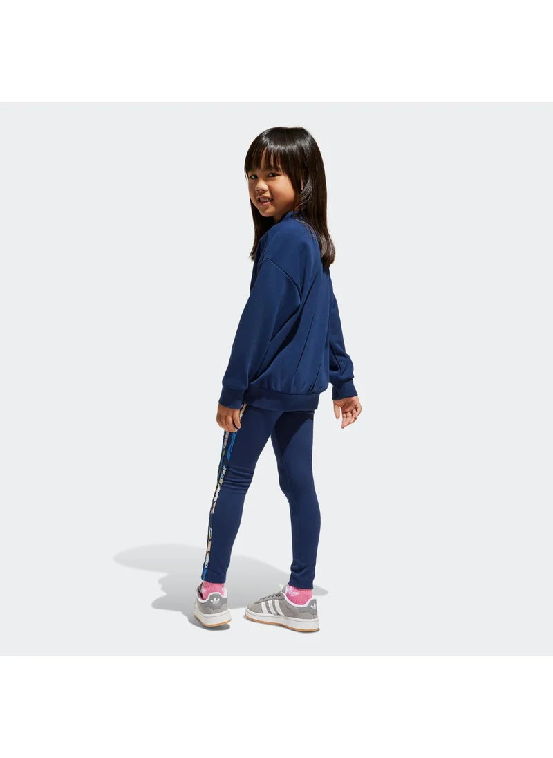 Adidas adidas CREW LEG SET Blue Originals Kids SUITS