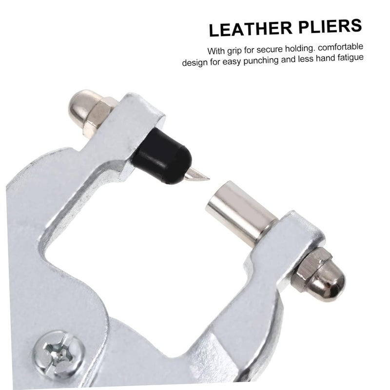 Punch Hole Tool Alloy Steel Wrist Belt Puncher Pliers Hand Hole Punch for Leather Belts Plastic - Image 5