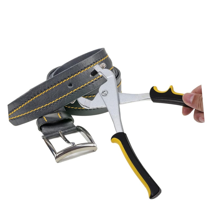 Punch Hole Tool Alloy Steel Wrist Belt Puncher Pliers Hand Hole Punch for Leather Belts Plastic - Image 4
