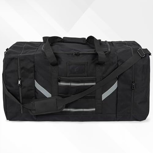 OUUTMEE Firefighter Duffle Bag, Large Gear Storage Firefighter Gear Bag with Shoulder Strap - Image 2